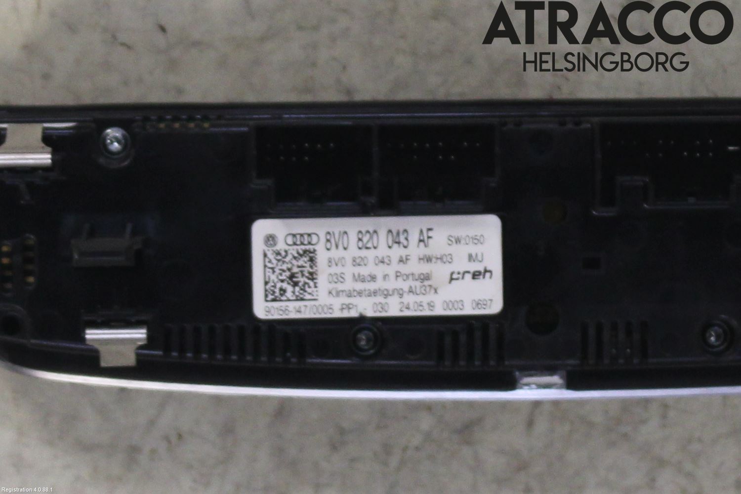Audi A3/S3 8V 13-20 Varme Ac Betjening-Display