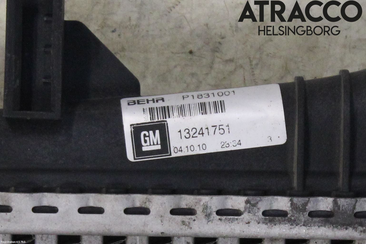 Saab 9-5 10-12 Intercooler Radiator