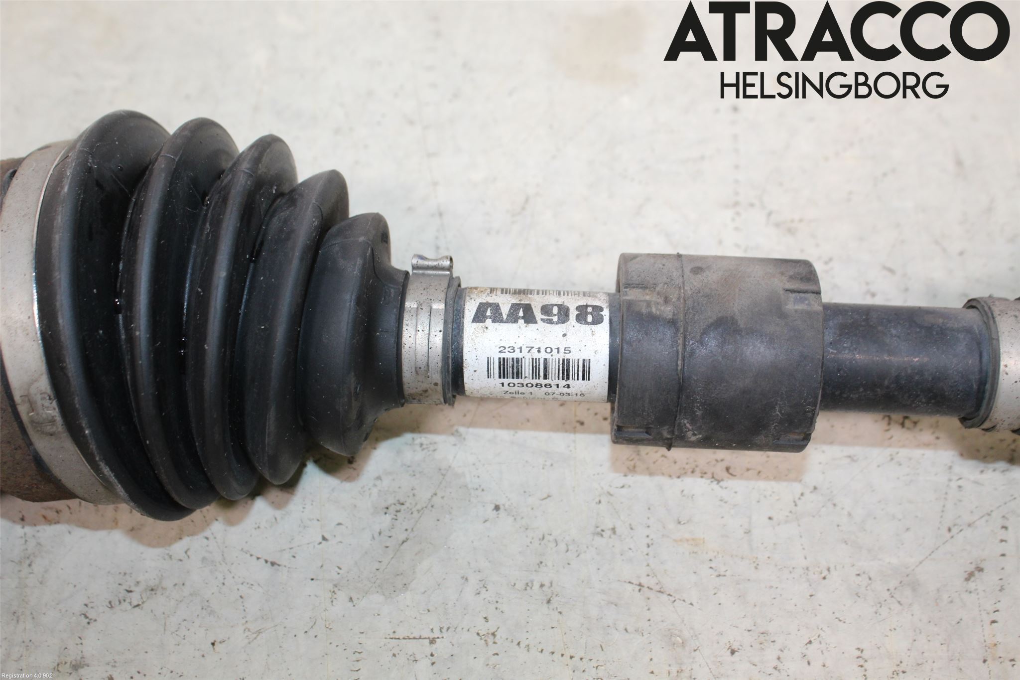 Opel INSIGNIA 09-16 Drivaksel Foran Kompl Venstre
