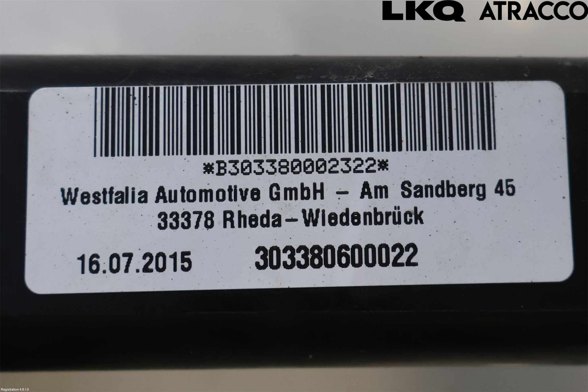 BMW 7 G11/G12 15-22 Tilhengerfeste