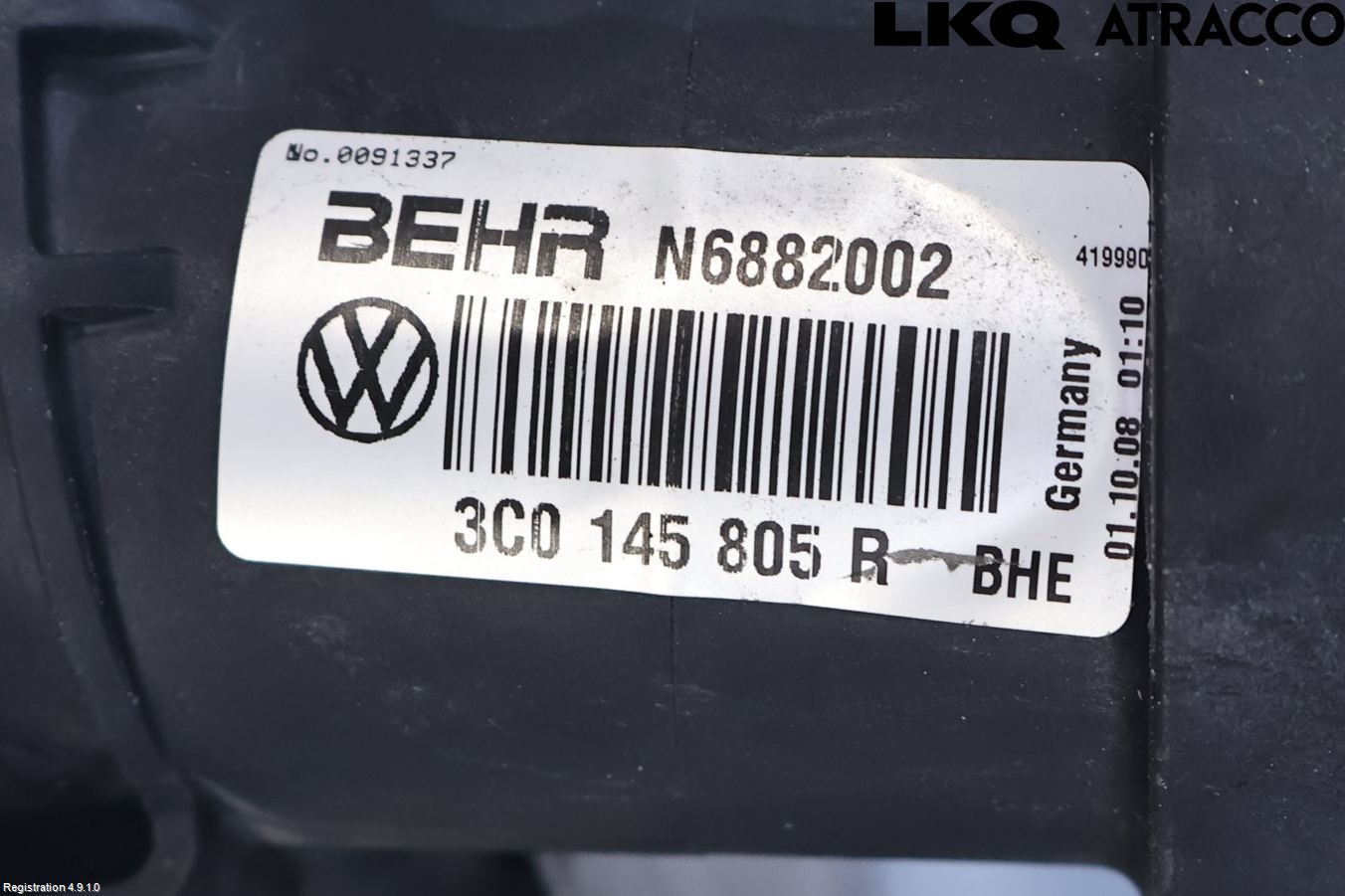 Volkswagen VW PASSAT CC 08-16 Intercooler Radiator
