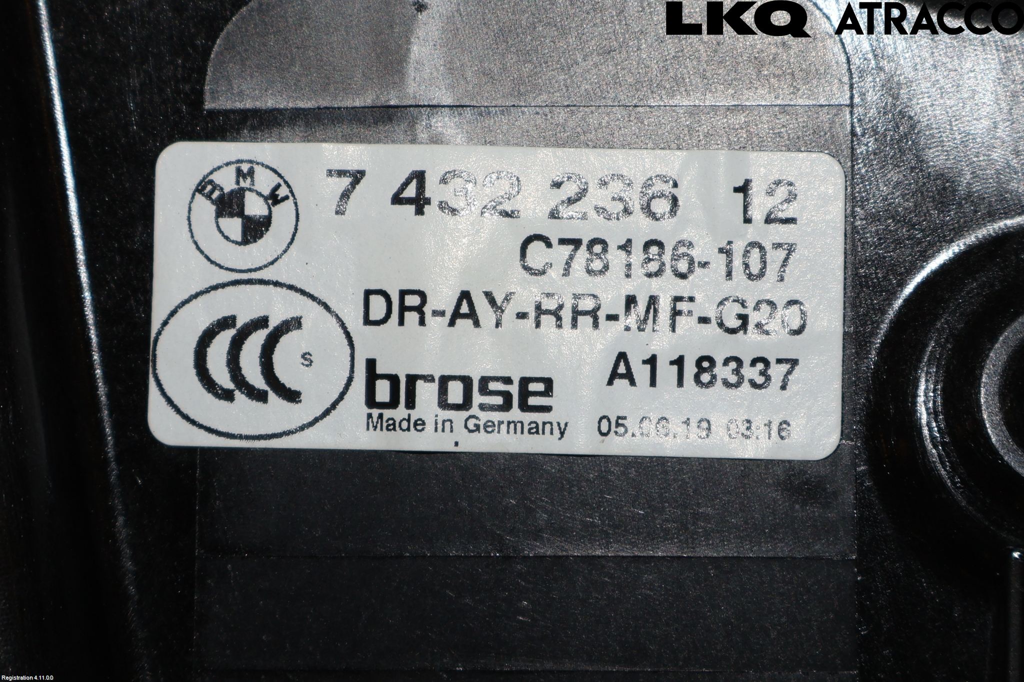 BMW 3 G20/G21/G80/G81 19- Vindusheis El Komp
