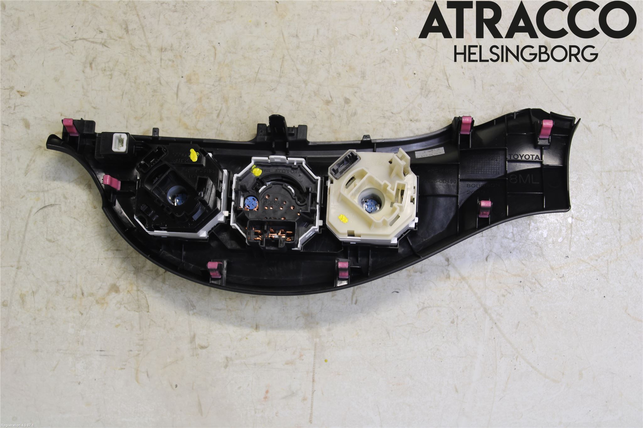 Toyota YARIS XP130 12-14 Varmeapparat Panel(Regulering)
