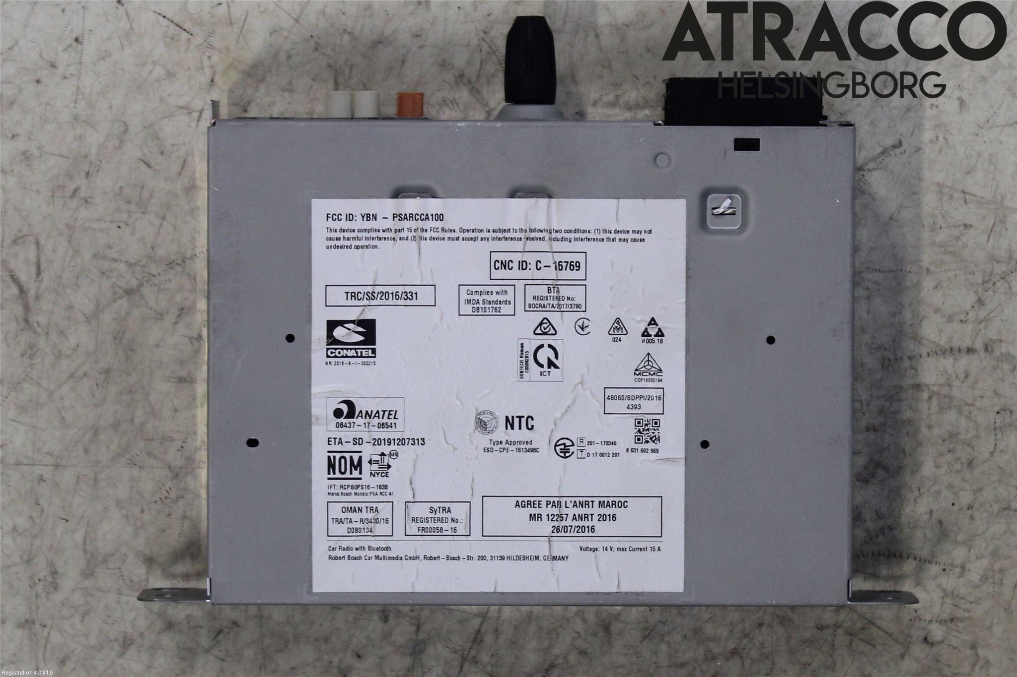 Peugeot 208/E-208 20- Stereo Radio