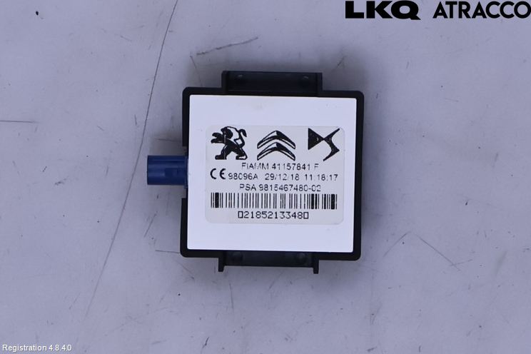 Peugeot 508 19- Stereo Antenne Radio-Tv