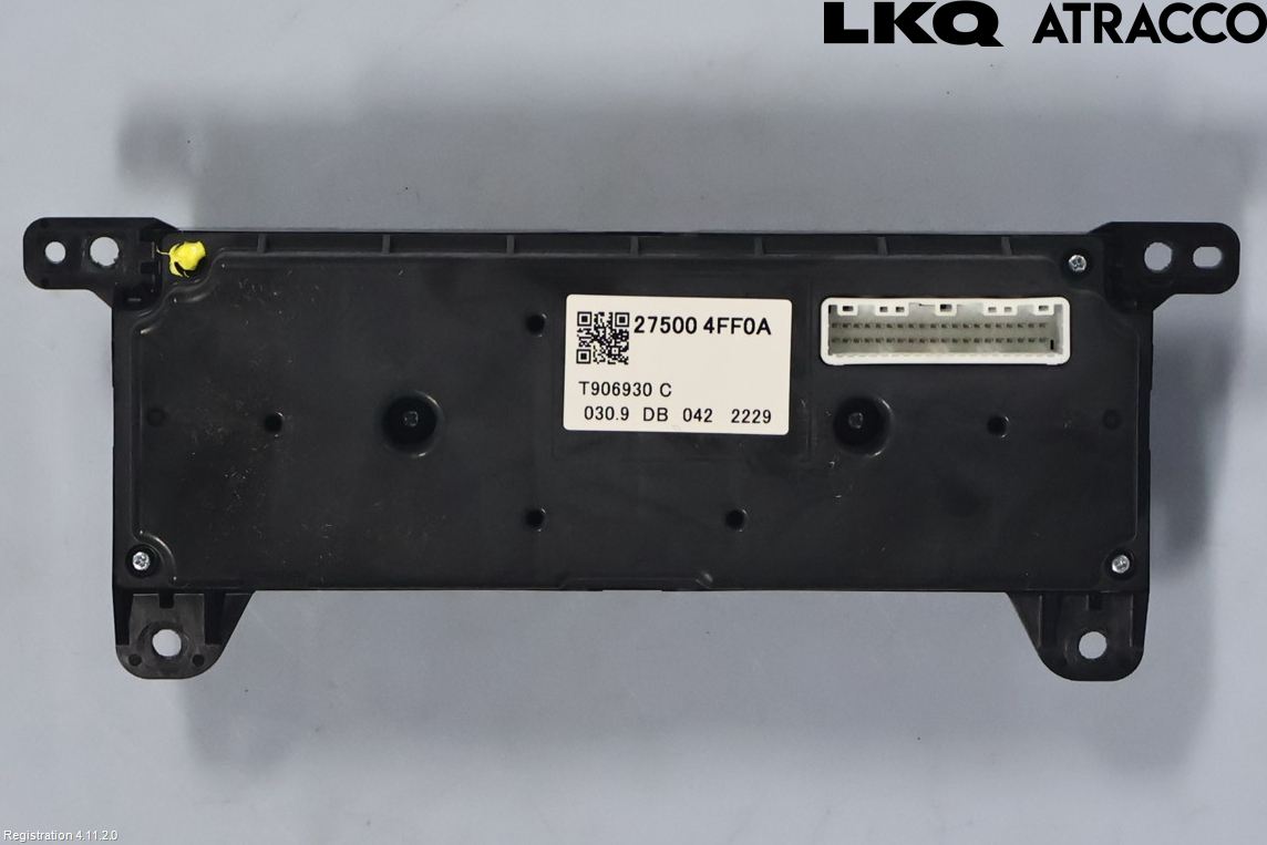 Nissan E-NV200/EVALIA Varme Ac Betjening-Display