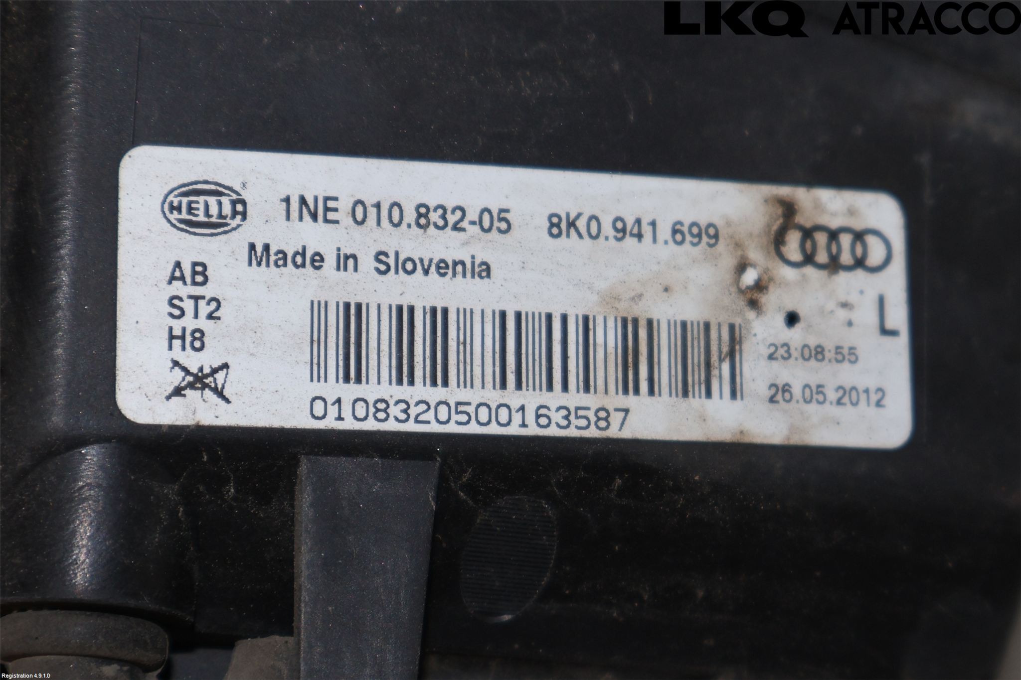 Audi A4 12-15 Frontlykt-Kurve-Tåkelys