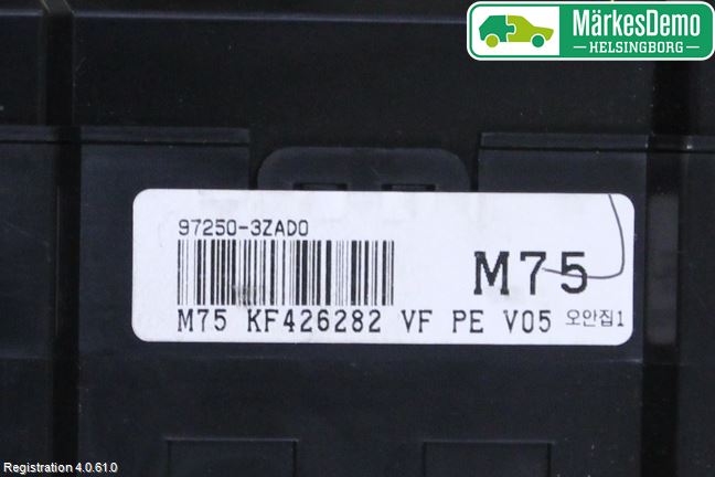 Hyundai i40 16-18 Varme Ac Betjening-Display