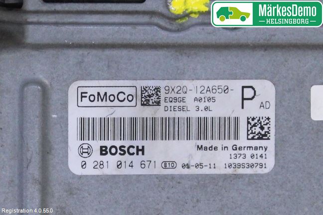 Jaguar XF 08-15 Styreenhet Dieselpumpe