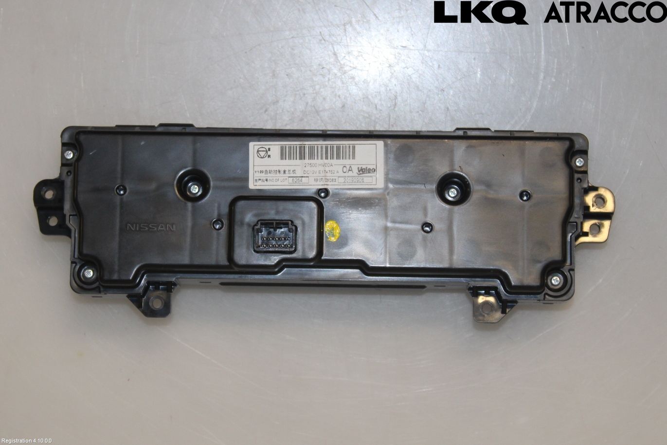Nissan QASHQAI 17-21 Varme Ac Betjening-Display