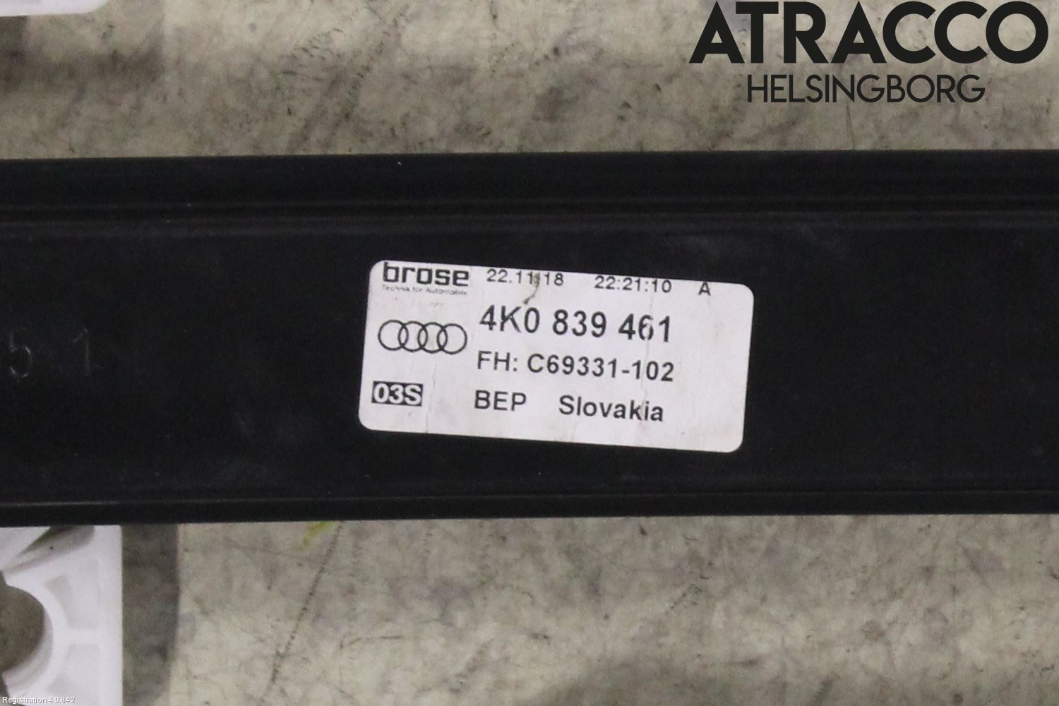 Audi A6 F2/C8 19- Vindusheis