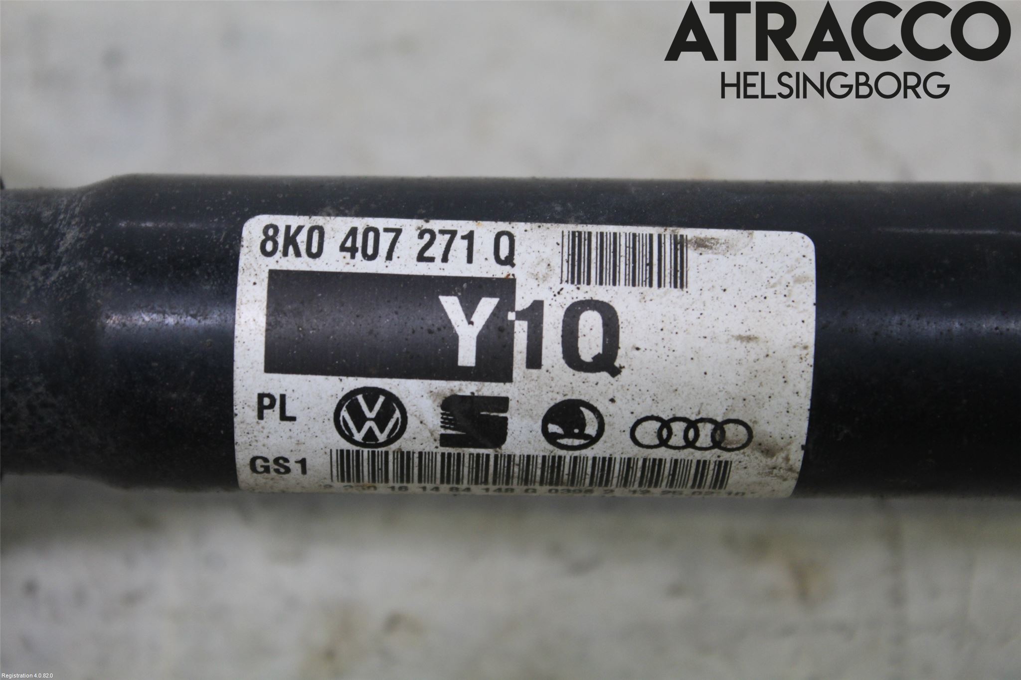 Audi A5 07-16 Drivaksel Foran Kompl Venstre