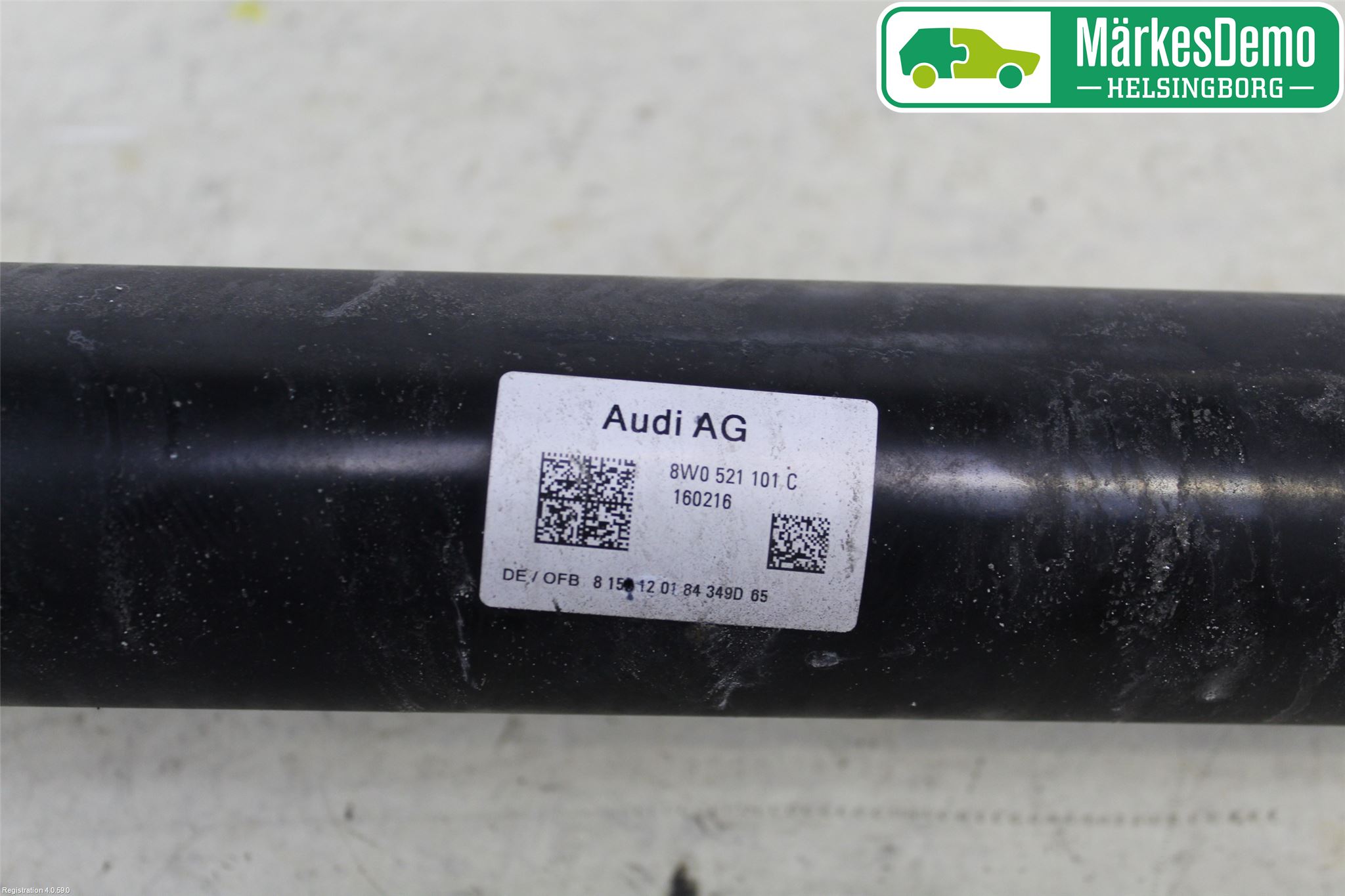 Audi A4/S4 B9 16-19 Mellomaksel Kompl