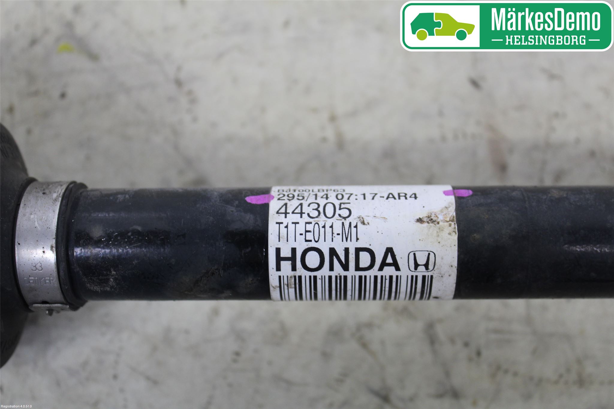 Honda CR-V 13-18 Drivaksel Foran Kompl Høyre
