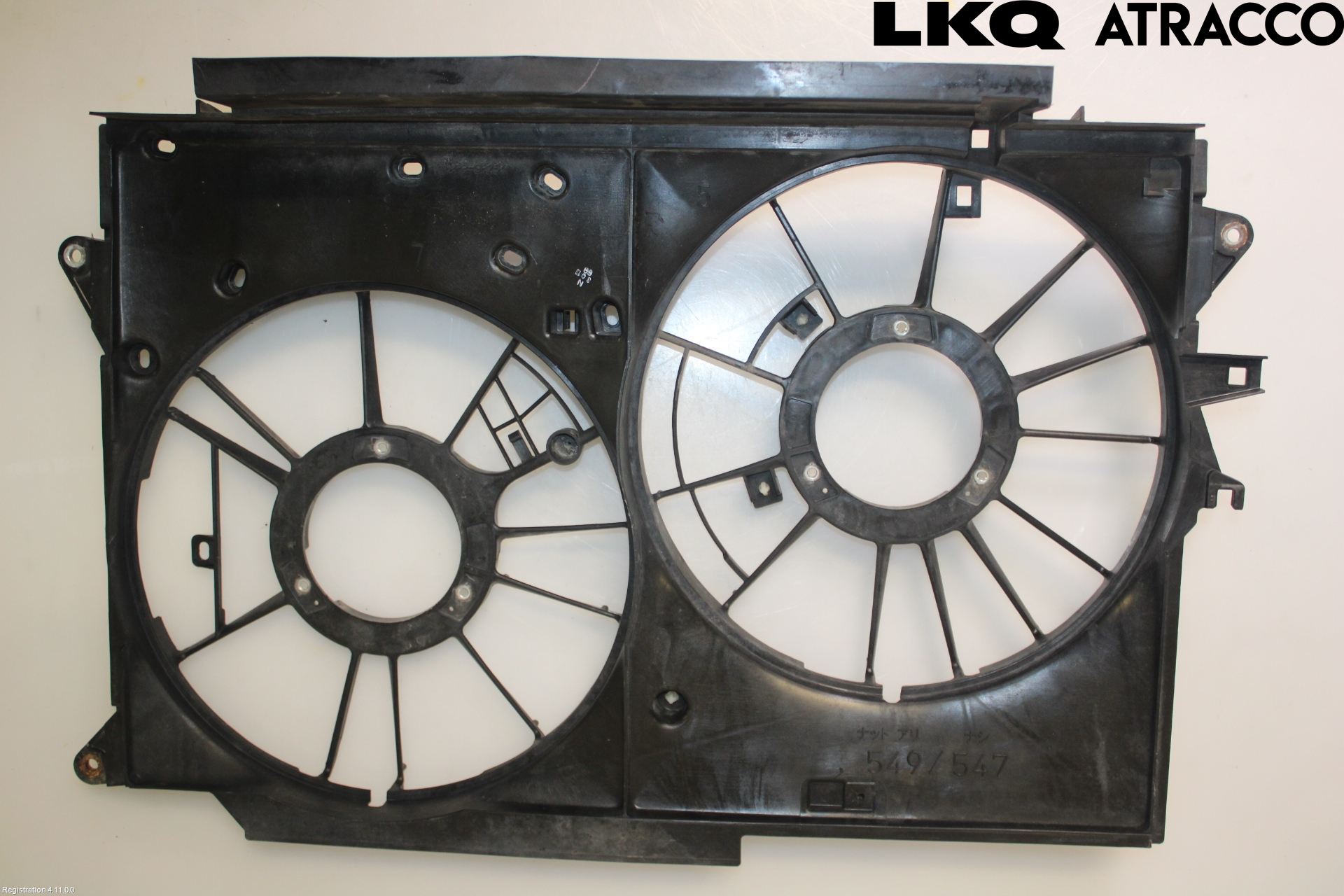 Toyota RAV4 13-18 Kjølevifte-Radiator Hus-Kåpe