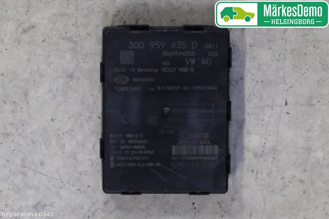 Volkswagen VW PASSAT 15-19 Styrenhet Nyckellös System