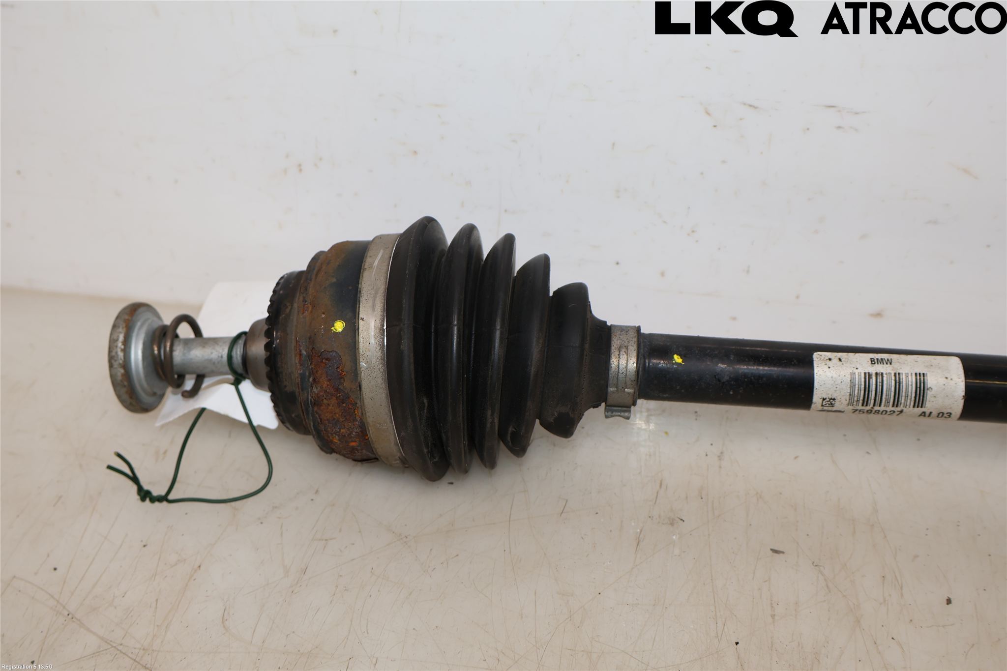 BMW X3 F25 10-17 Drivaksel Foran Kompl Venstre