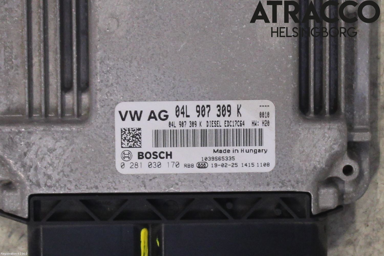 Volkswagen VW CADDY 16-20 Styreenhet Dieselpumpe