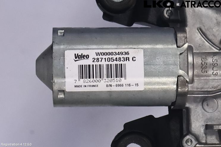 Renault CLIO IV 12-16 Viskermotor Bakluke