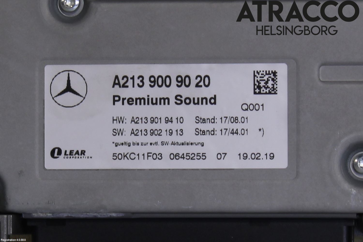 Mercedes-Benz MB C-KLASS (W205) 14-21 Stereo Forsterker