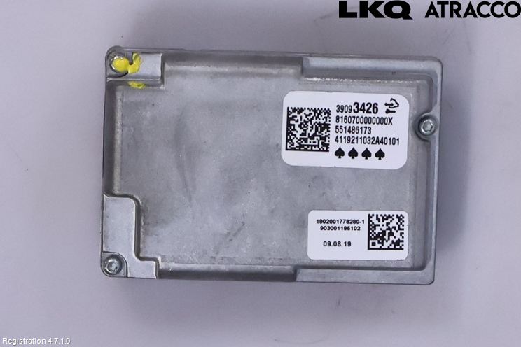 Opel ASTRA K 16-22 Sensor Kollisjonsbeskyttelse