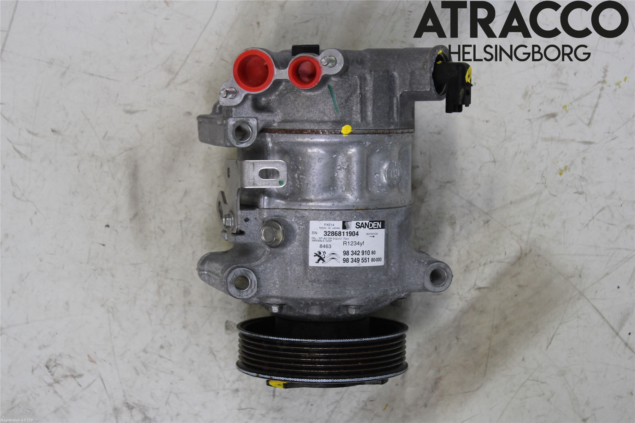 Peugeot 308 14-21 Varme Ac Kompressor