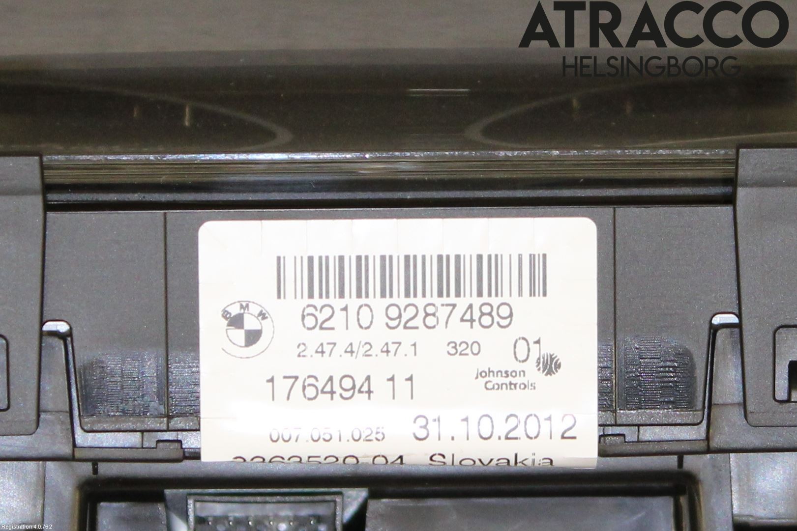 BMW 3 F30/F31/F80 12-19 Instr Kombinert