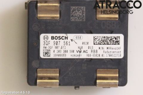 Volkswagen VW GOLF / E-GOLF VII 13-20 Sensor Fartsbegrensning
