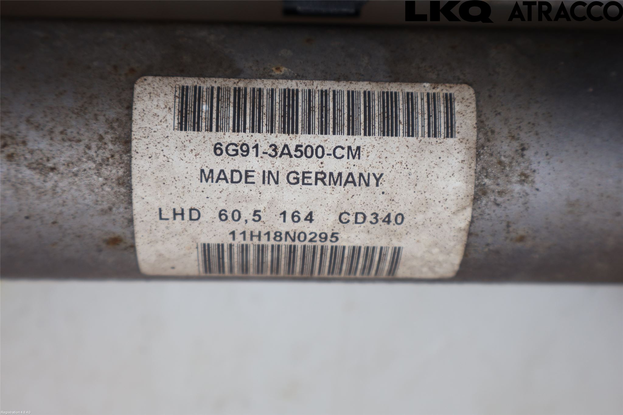 Ford S-MAX 06-15 Servo Snekke - Tannstang