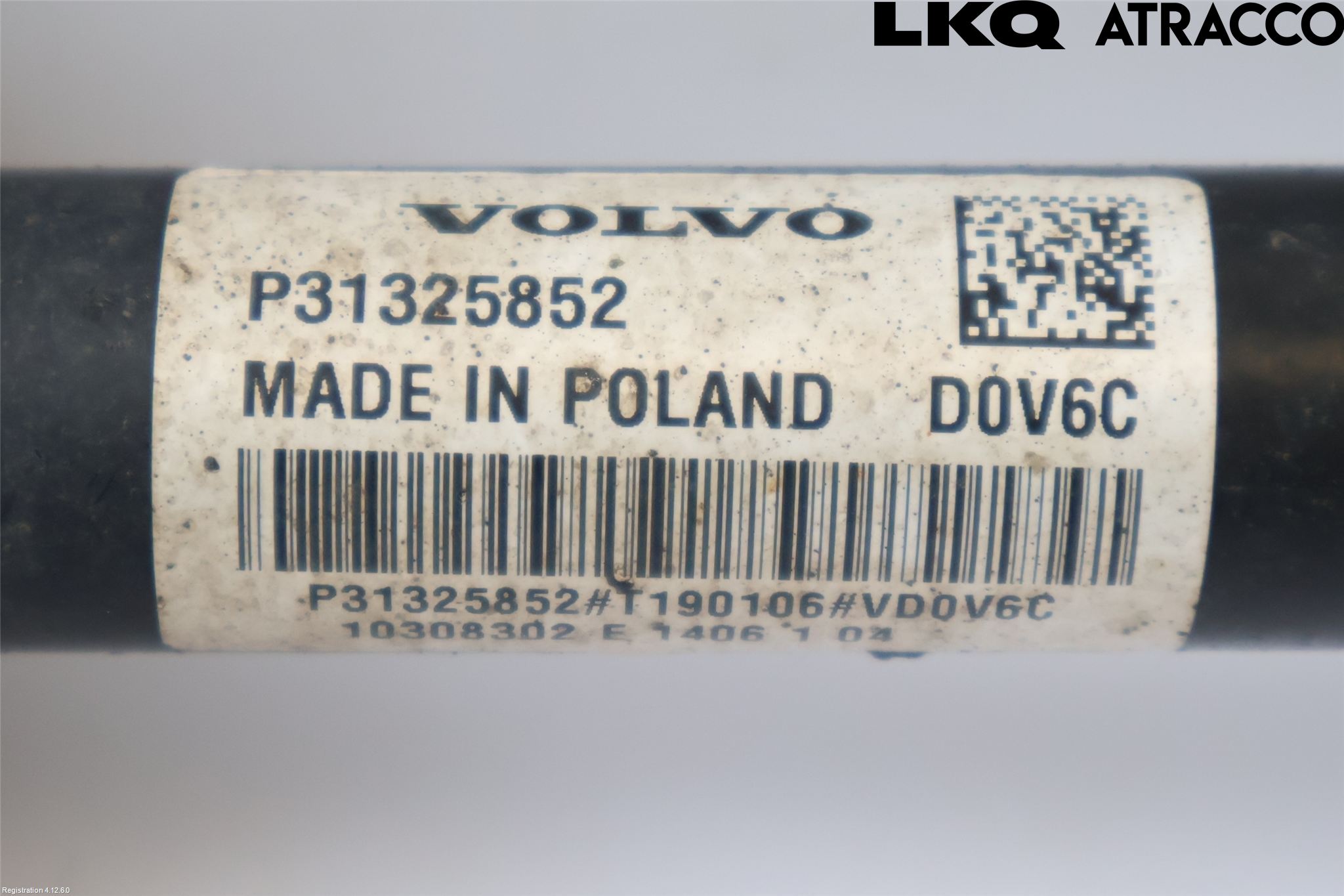 Volvo V60 CROSS COUNTRY 19- Drivaksel Foran Kompl Venstre
