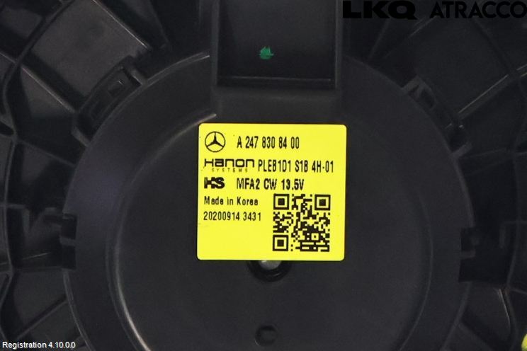 Mercedes-Benz MB B-KLASS (W247) 19- Varmeapparat Viftemotor