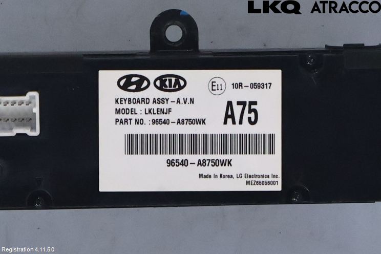 Kia OPTIMA 16-20 Stereo Radio Med Cd