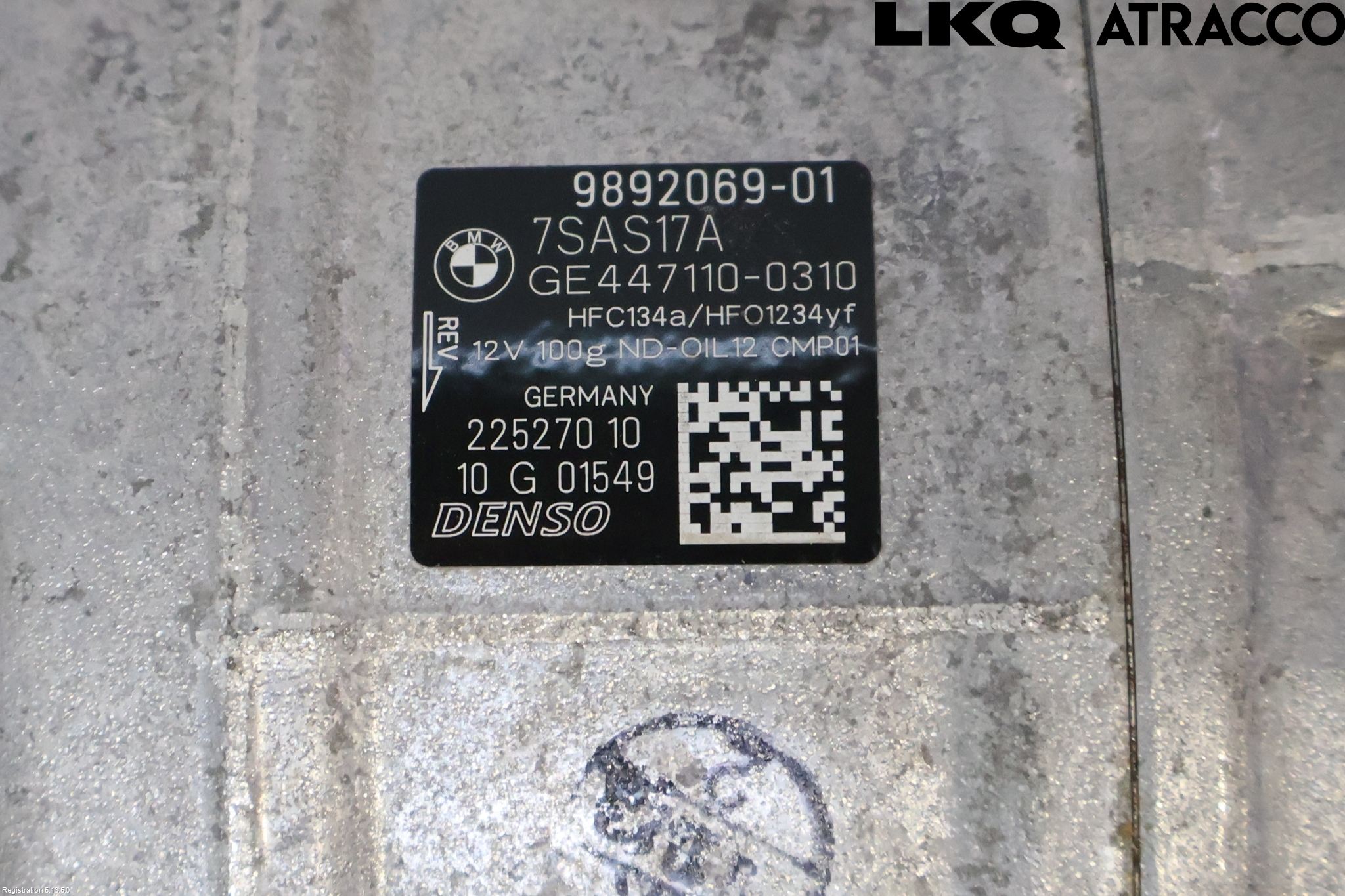 BMW X5 G05 18- Varme Ac Kompressor