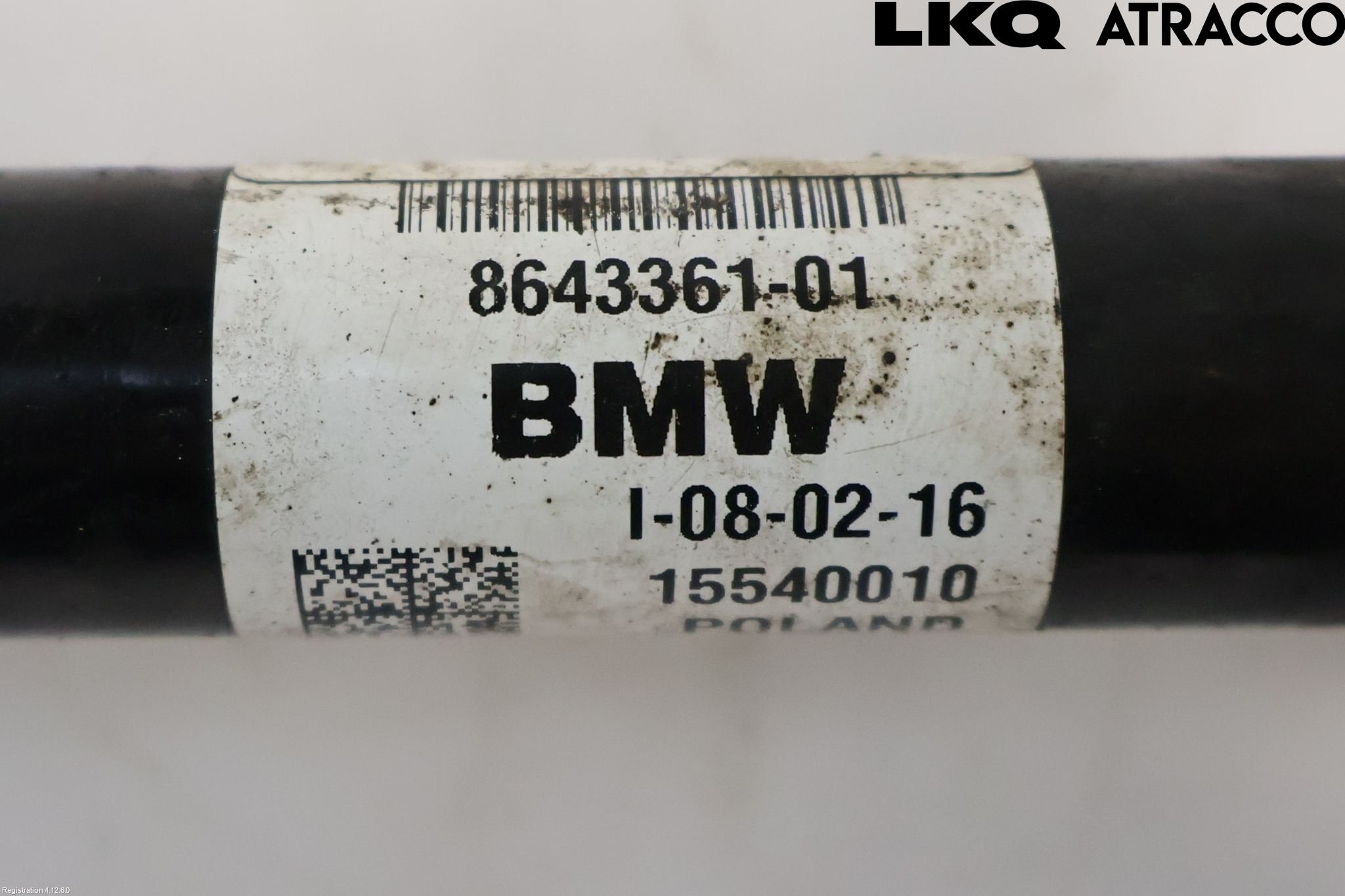 Mini ONE/COOPER 3DR F56 14-24 Drivaksel Foran Kompl Venstre