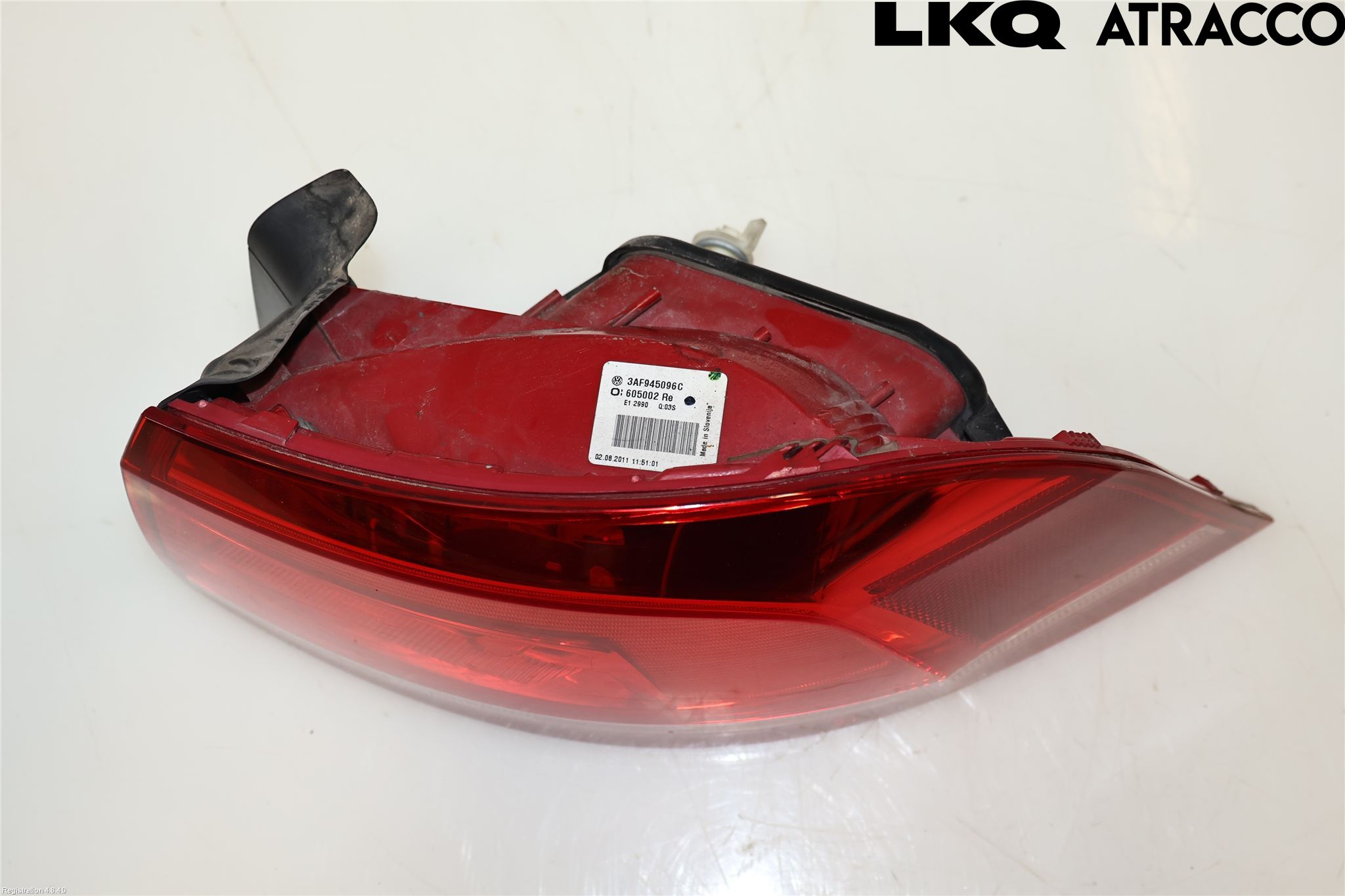 Volkswagen VW PASSAT 11-14 Baklykt Høyre