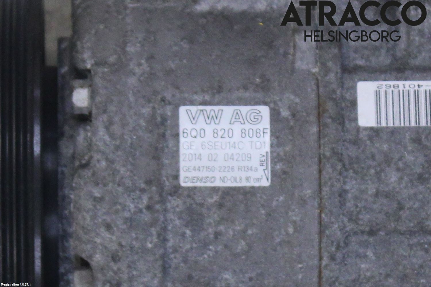 Volkswagen VW POLO 10-17 Varme Ac Kompressor
