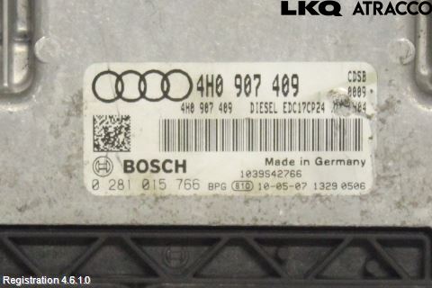Audi A8/S8 4H 10-17 Styreenhet Dieselpumpe