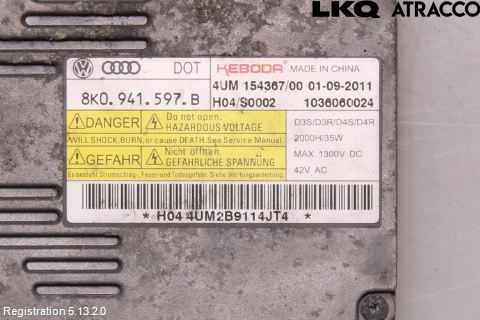 Volkswagen VW PASSAT 11-14 Styreenhet Xenon