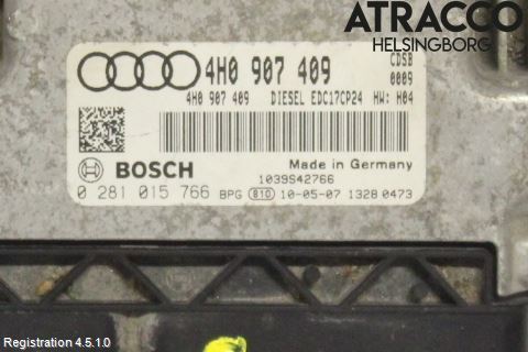 Audi A8/S8 4H 10-17 Styreenhet Dieselpumpe