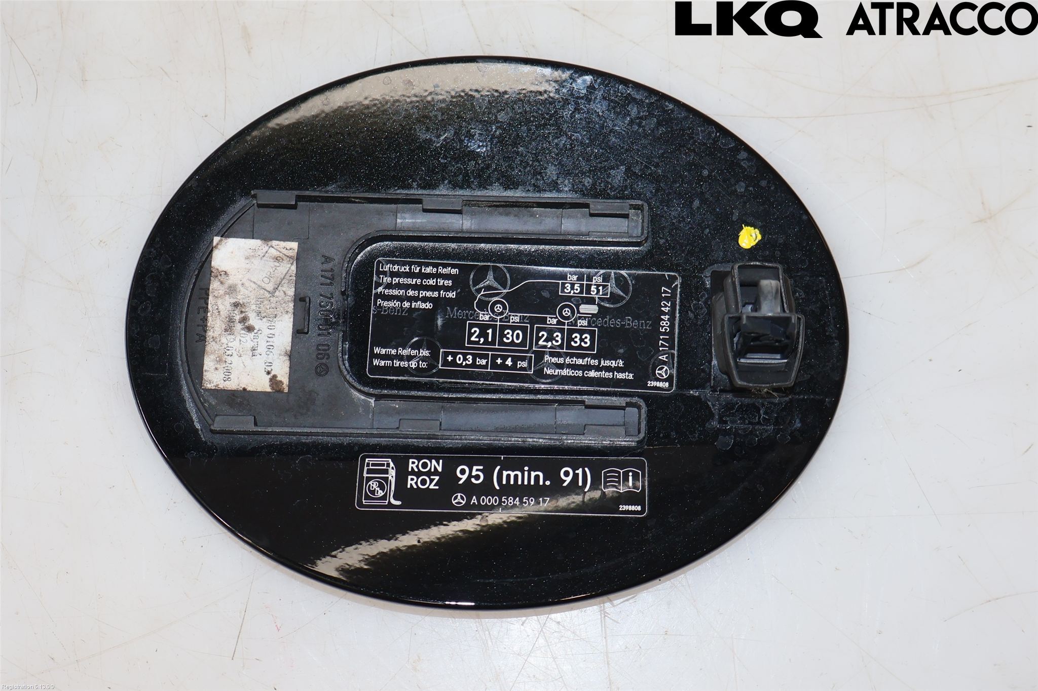 Mercedes-Benz MB SLK 200-350 (R171) 05-11 Drivstoff Tankluke