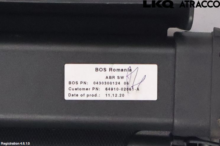 Toyota COROLLA 19- Innr Innsyn Beskytelse Stv