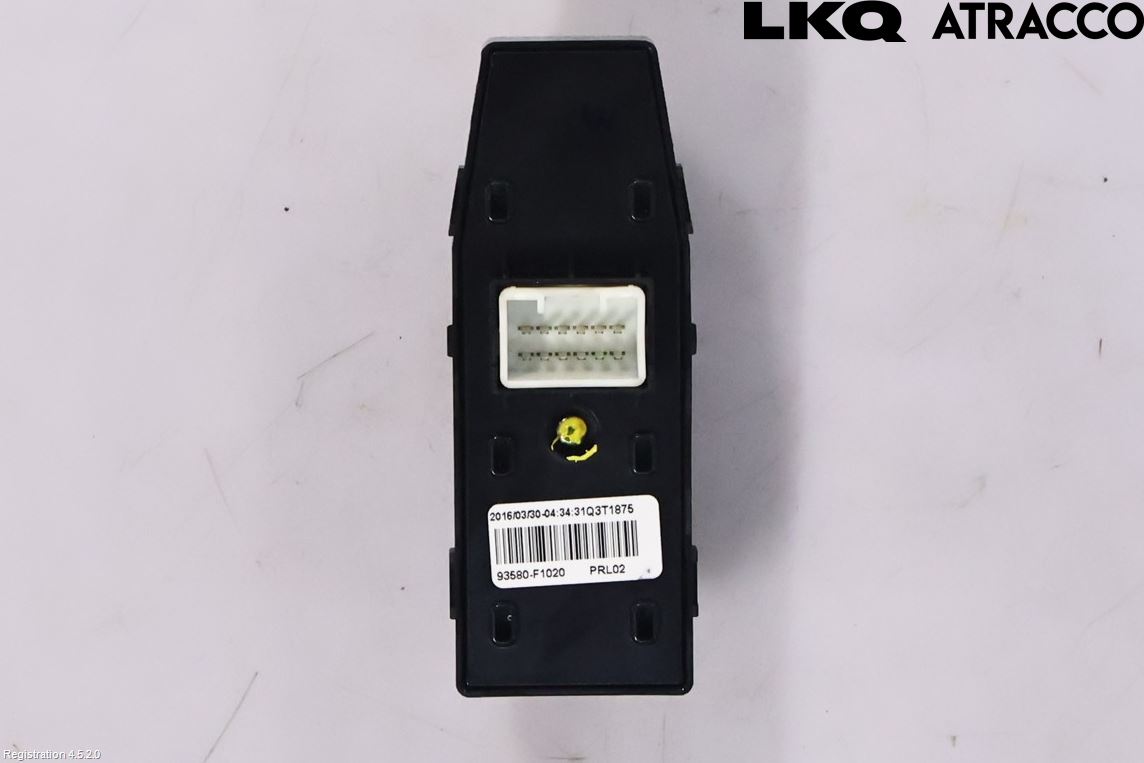 Kia SPORTAGE (QL) 16-21 Bryter Vindusheis