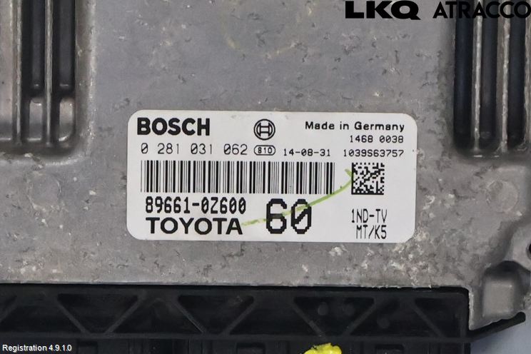 Toyota AURIS 13-19 Styreenhet Dieselpumpe