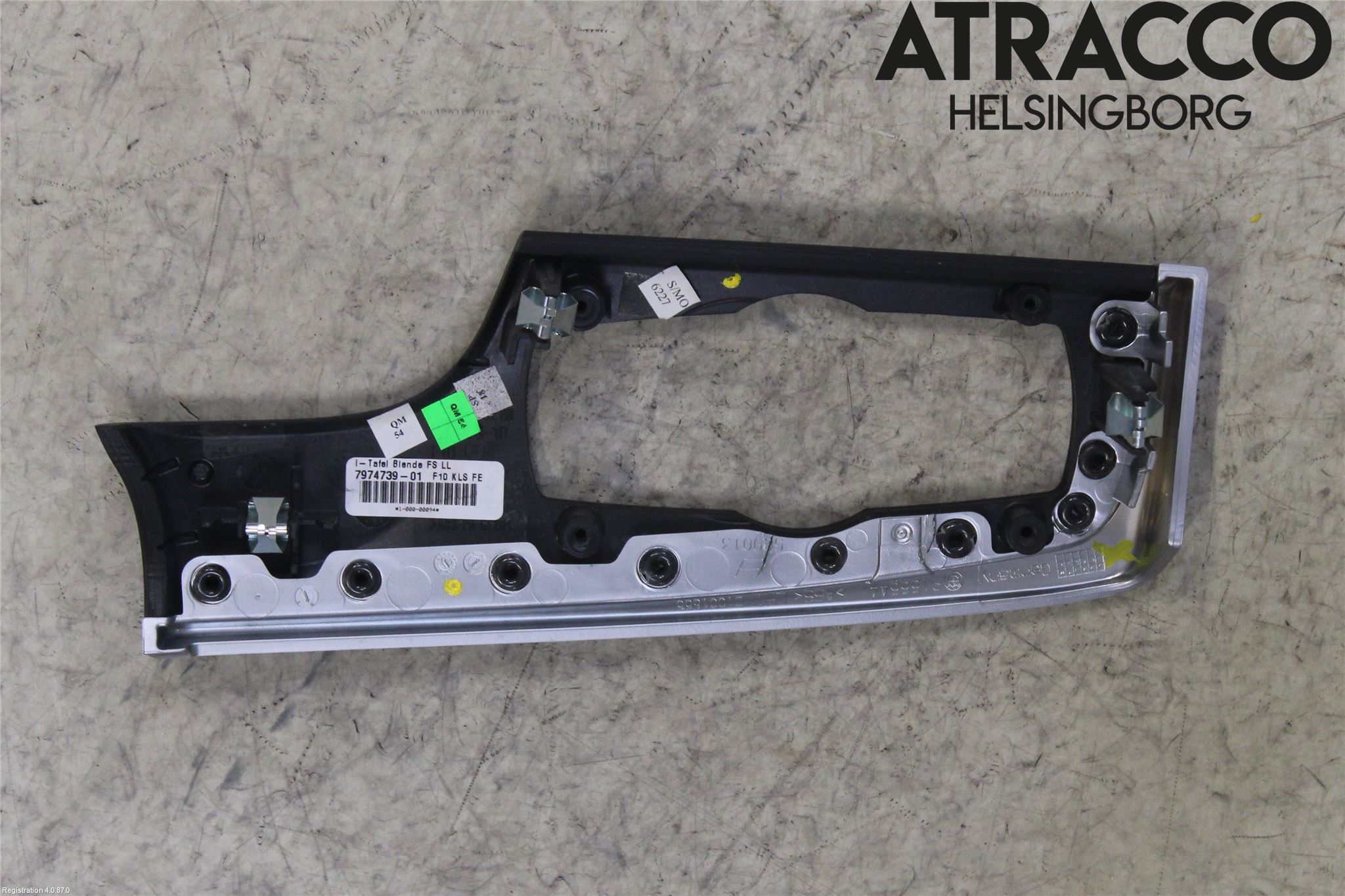 BMW 5 F10/F11/F18 09-17 Instrumentkonsoll Midt