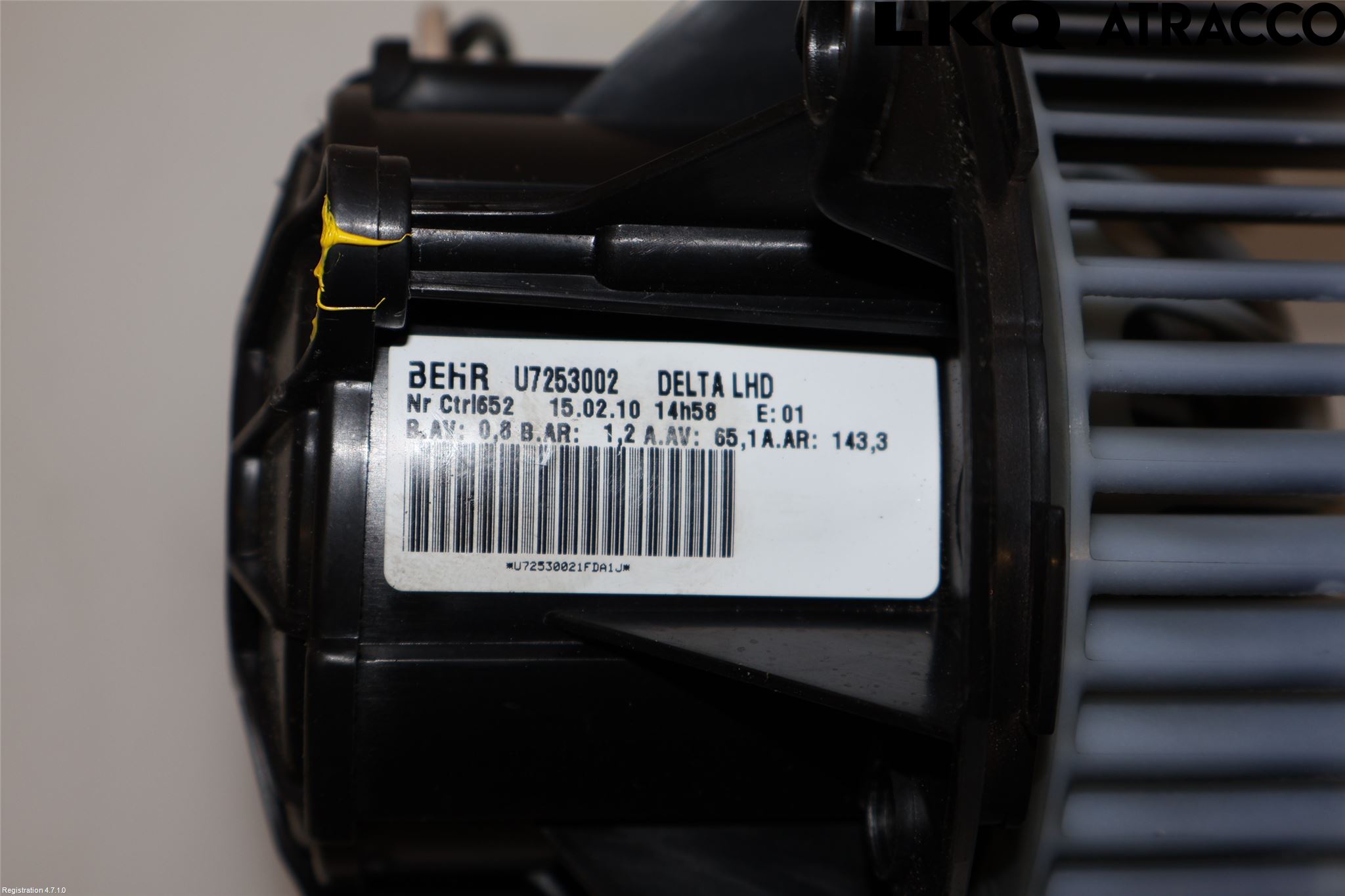 Opel ASTRA J 10-15 Varmeapparat Viftemotor