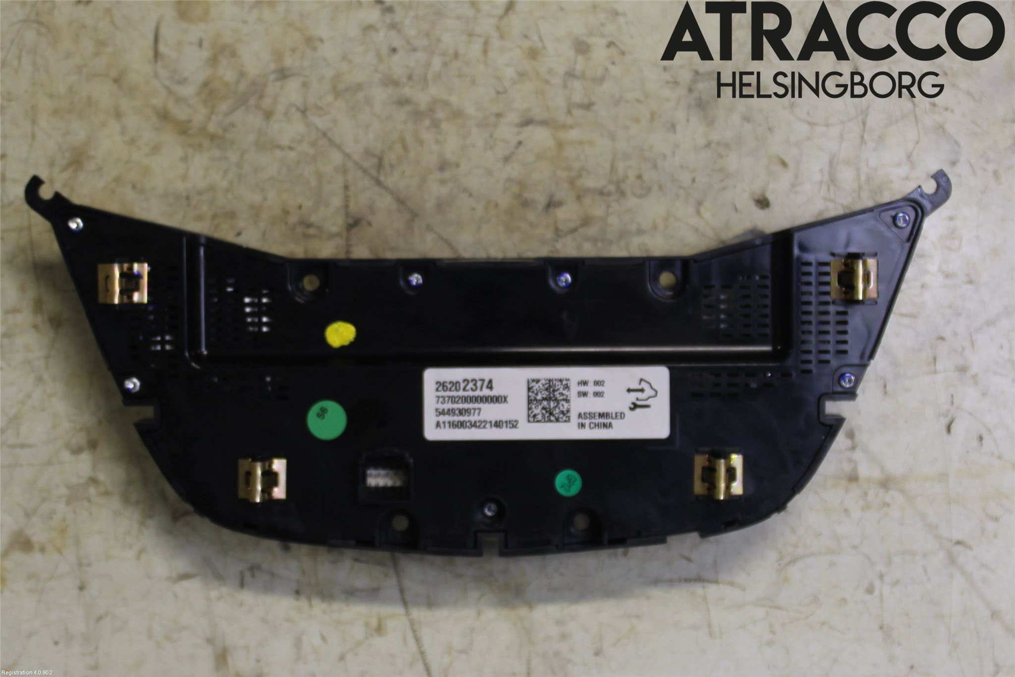 Opel INSIGNIA 09-16 Varme Ac Betjening-Display