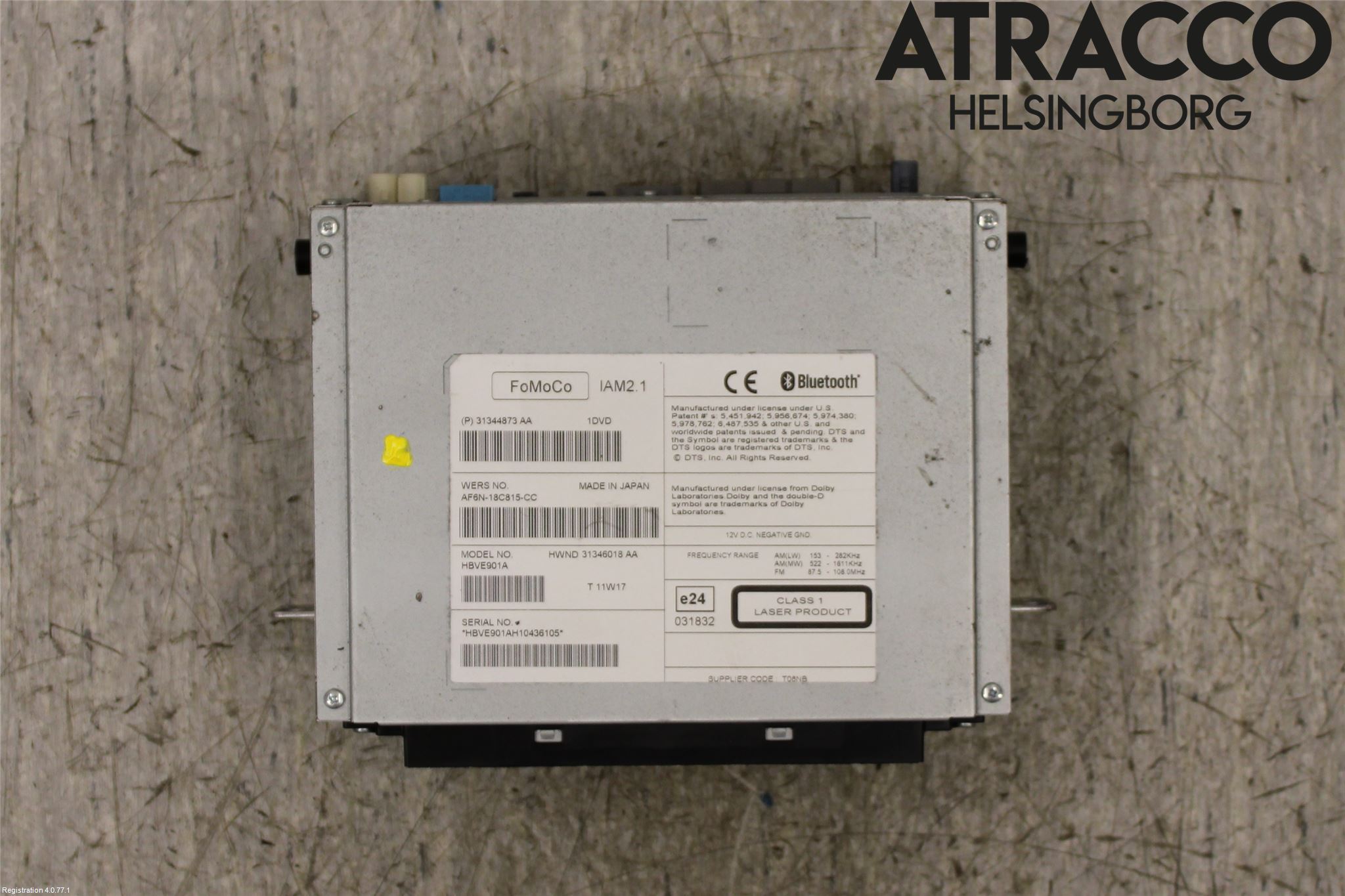 Volvo V60 11-13 Stereo Radio Med Cd