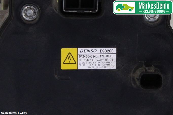 Toyota C-HR 16-23 Varme Ac Kompressor