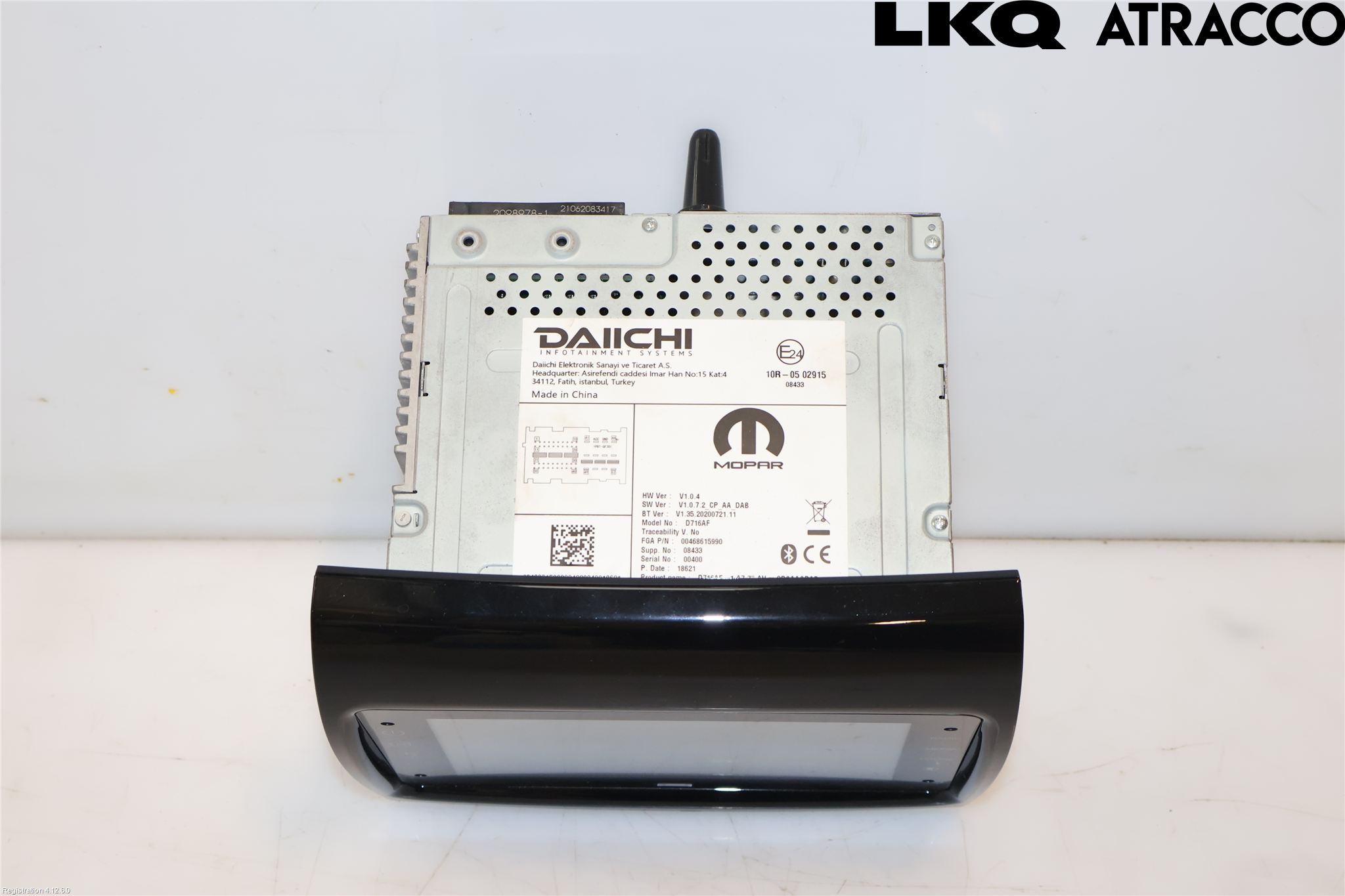 Fiat DUCATO/E-DUCATO 24- Stereo Radio Med Cd