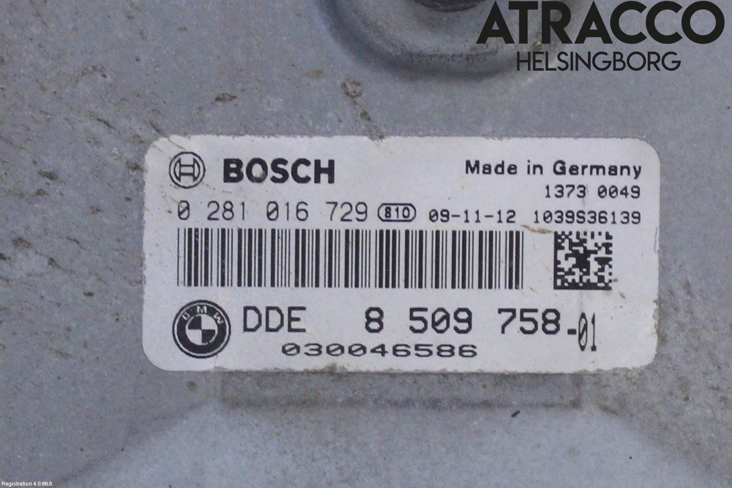 BMW 5 GT F07 09-17 Styreenhet Dieselpumpe